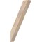 Ekena Millwork 3 1/2"W x 16"D x 28"H Traditional Smooth Knee Brace, Douglas Fir BRC04X16X28TRA00SDF - alternate 1